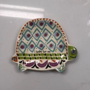Turtle jewelry dish